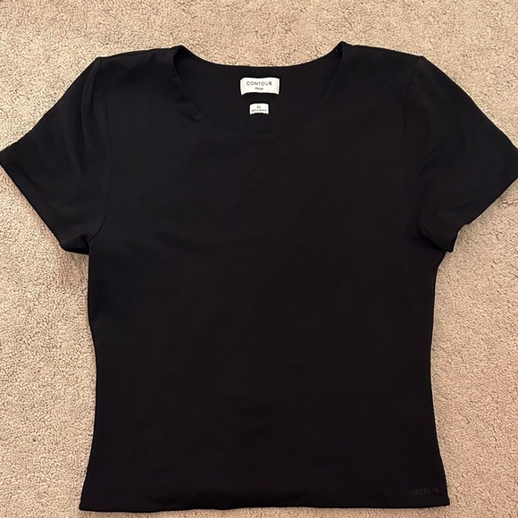 NWOT Aritzia Original Contour Crew Waist T-Shirt - Picture 4 of 6